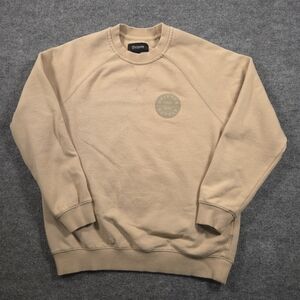 Brixton Trade Mark Supply Co. Raglan Sweatshirt - Tan/Beige‎ - Men's Size Medium